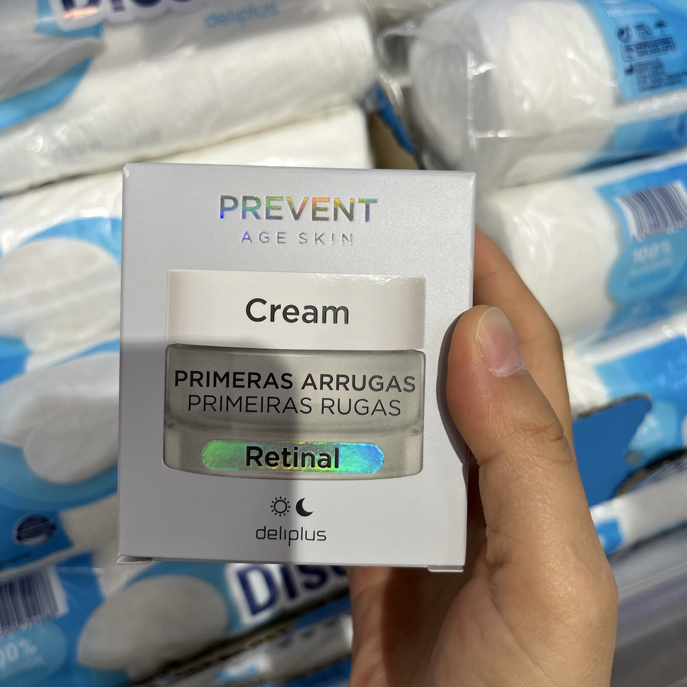Deliplus PreventAge 视黄醛初抗老面霜 · 西班牙超市实拍